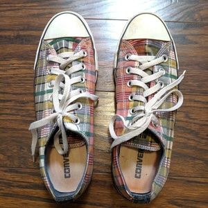 Plaid Converse Sneakers